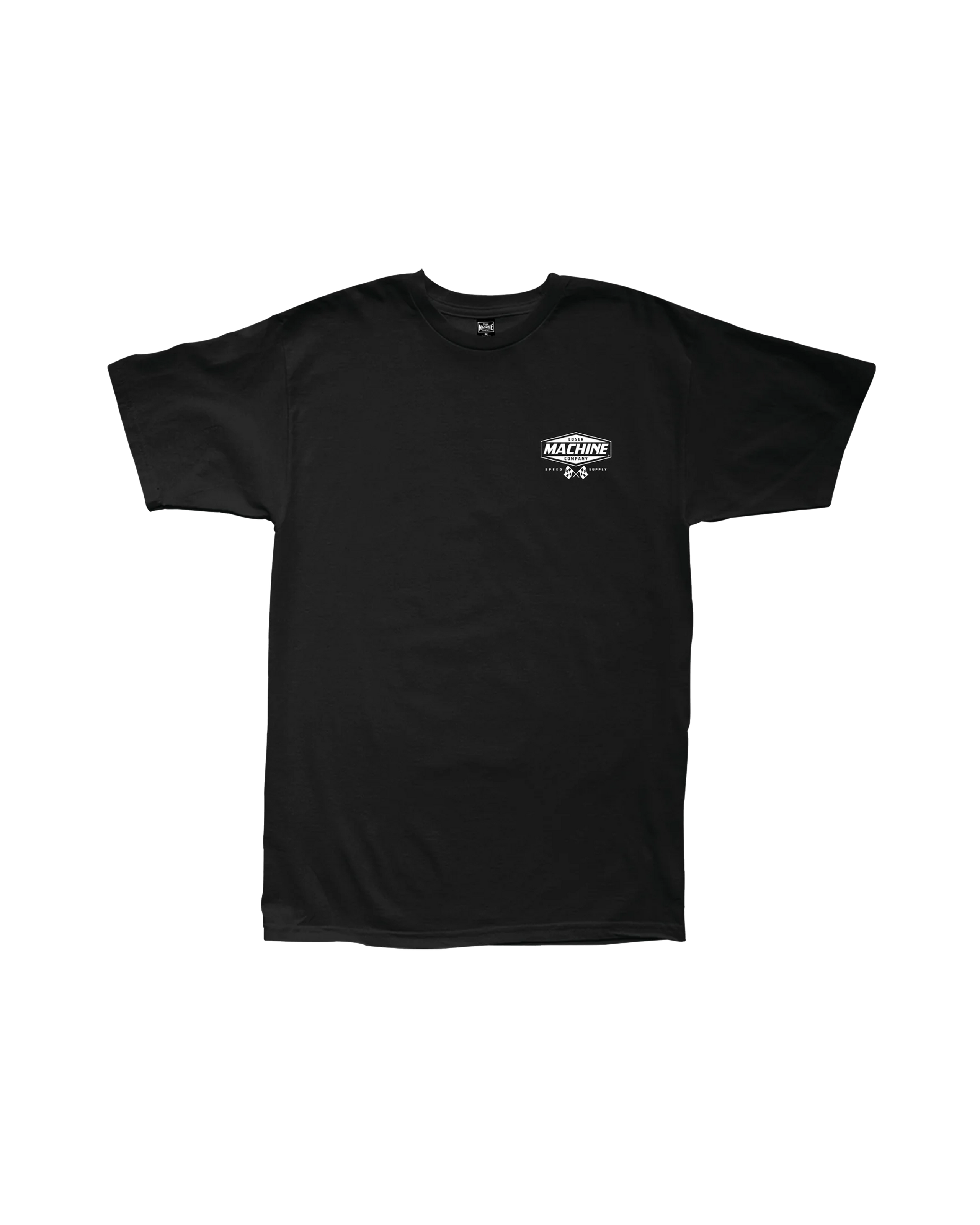 loser machine chrome bird stock t-shirt black
