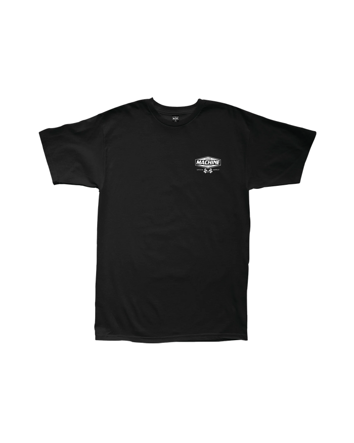 loser machine chrome bird stock t-shirt black