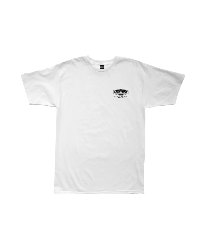 loser machine chrome bird stock t-shirt white