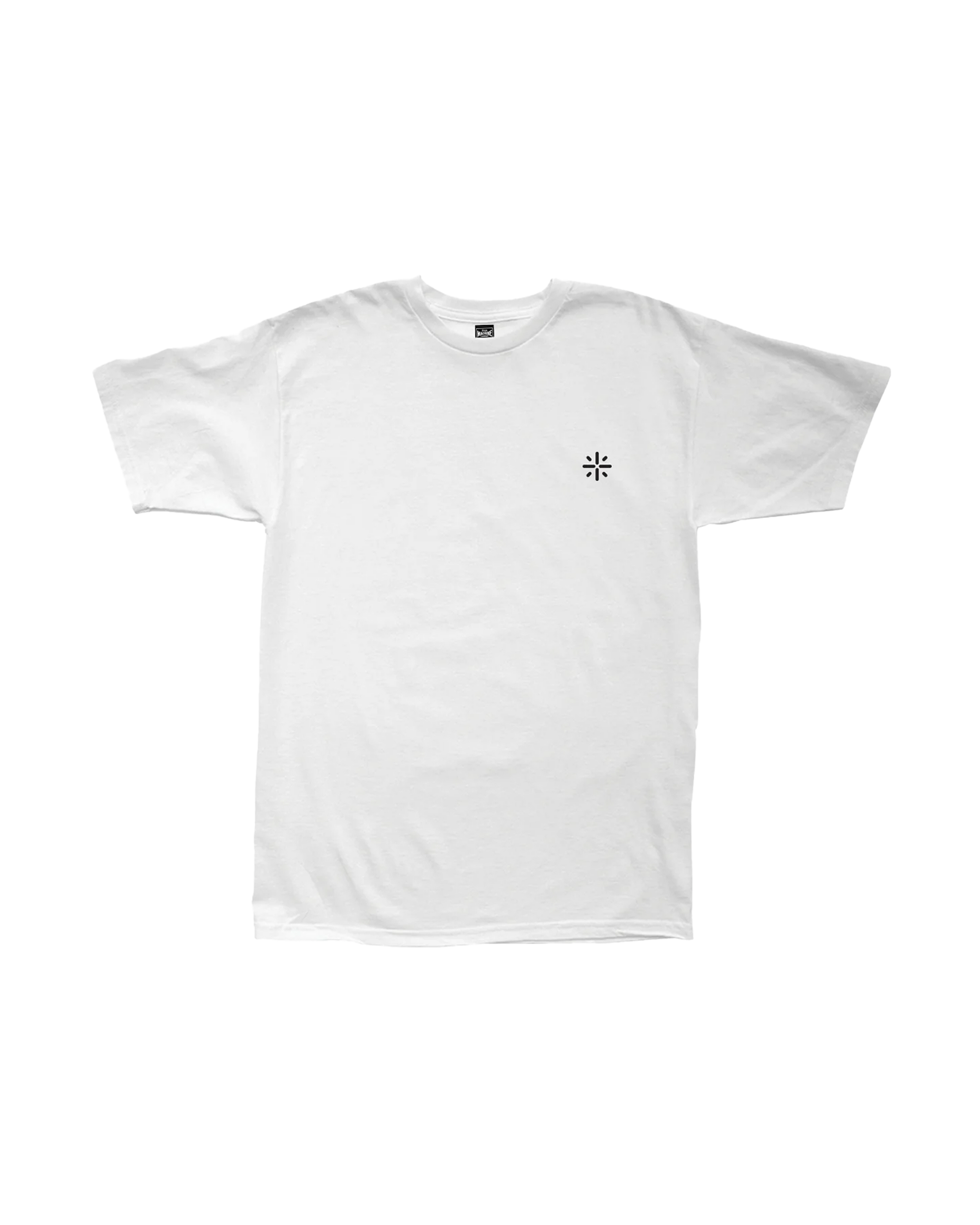 loser machine established stock t-shirt white