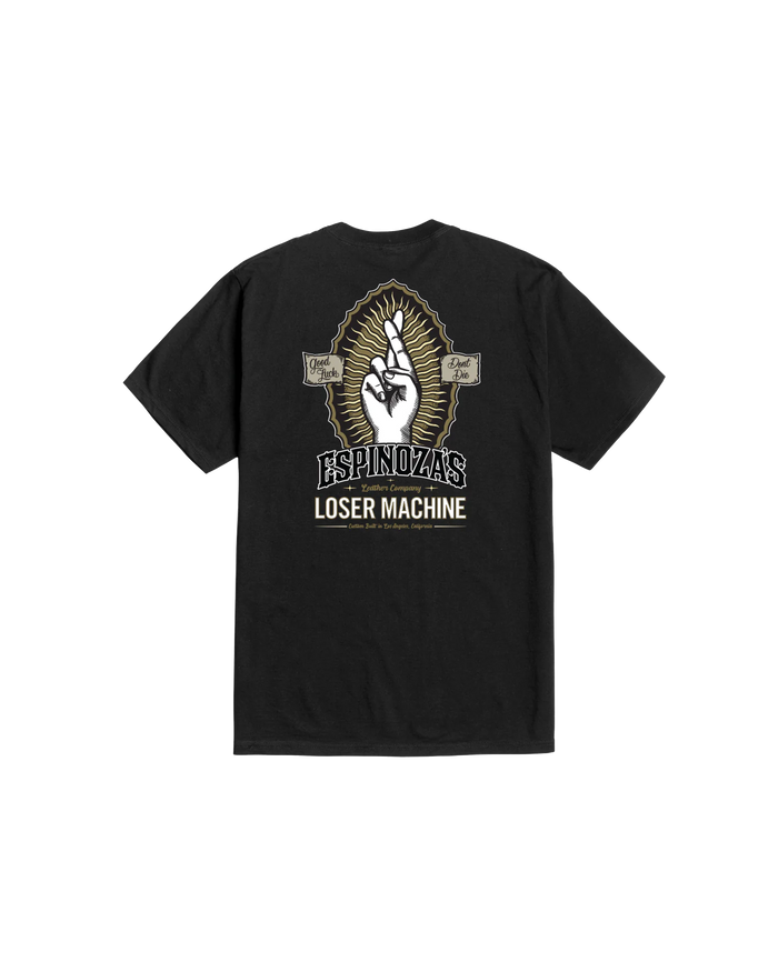 loser machine buena suerte stock t-shirt black
