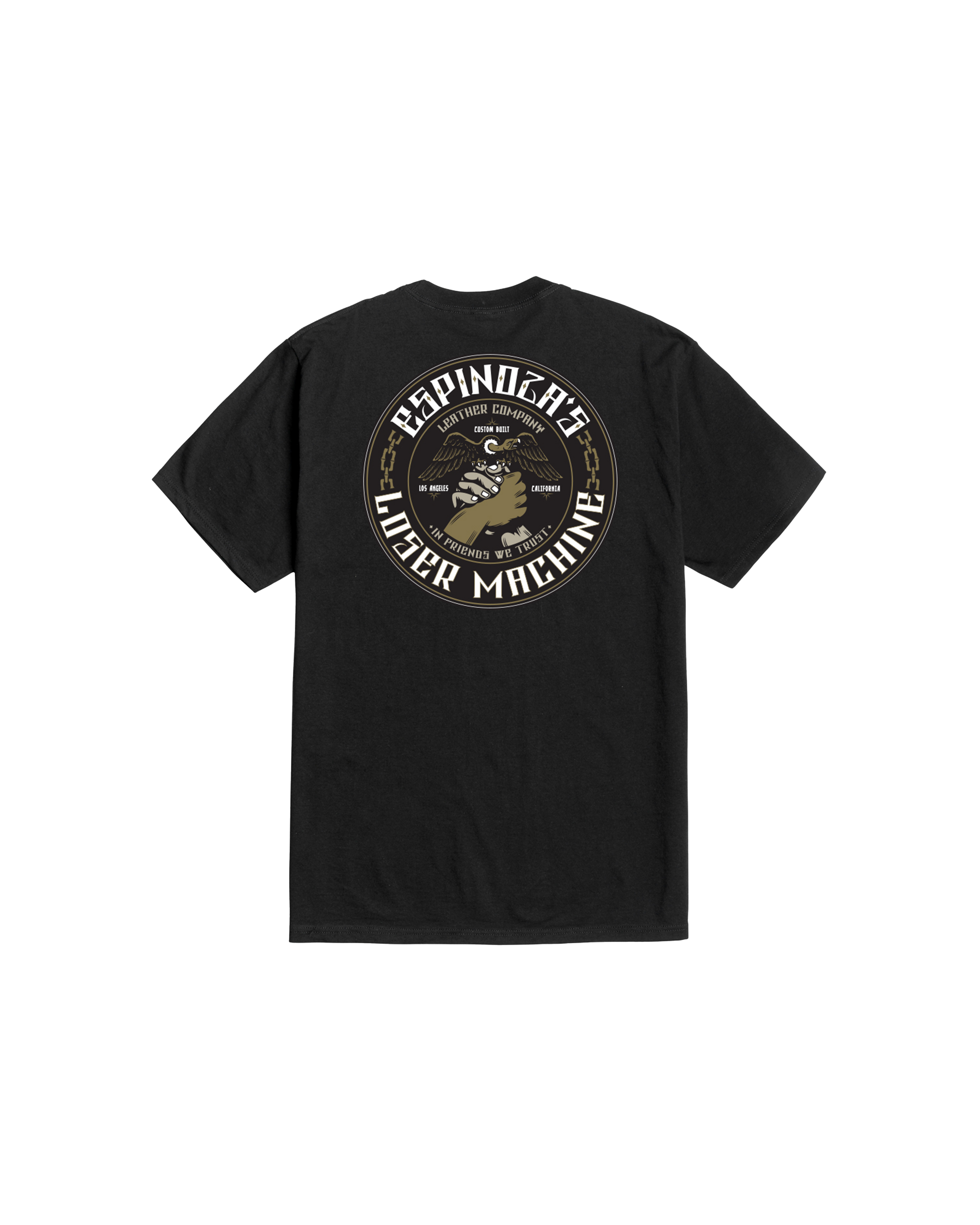 loser machine brotherhood stock t-shirt black