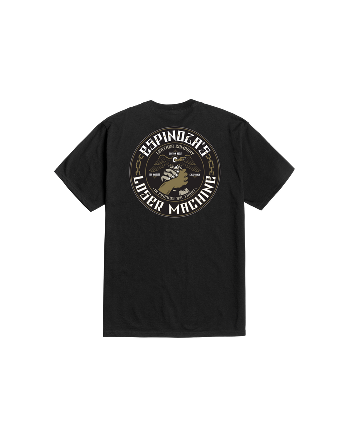 loser machine brotherhood stock t-shirt black