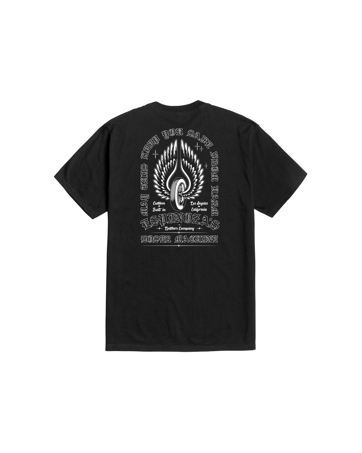 loser machine protected stock t-shirt black
