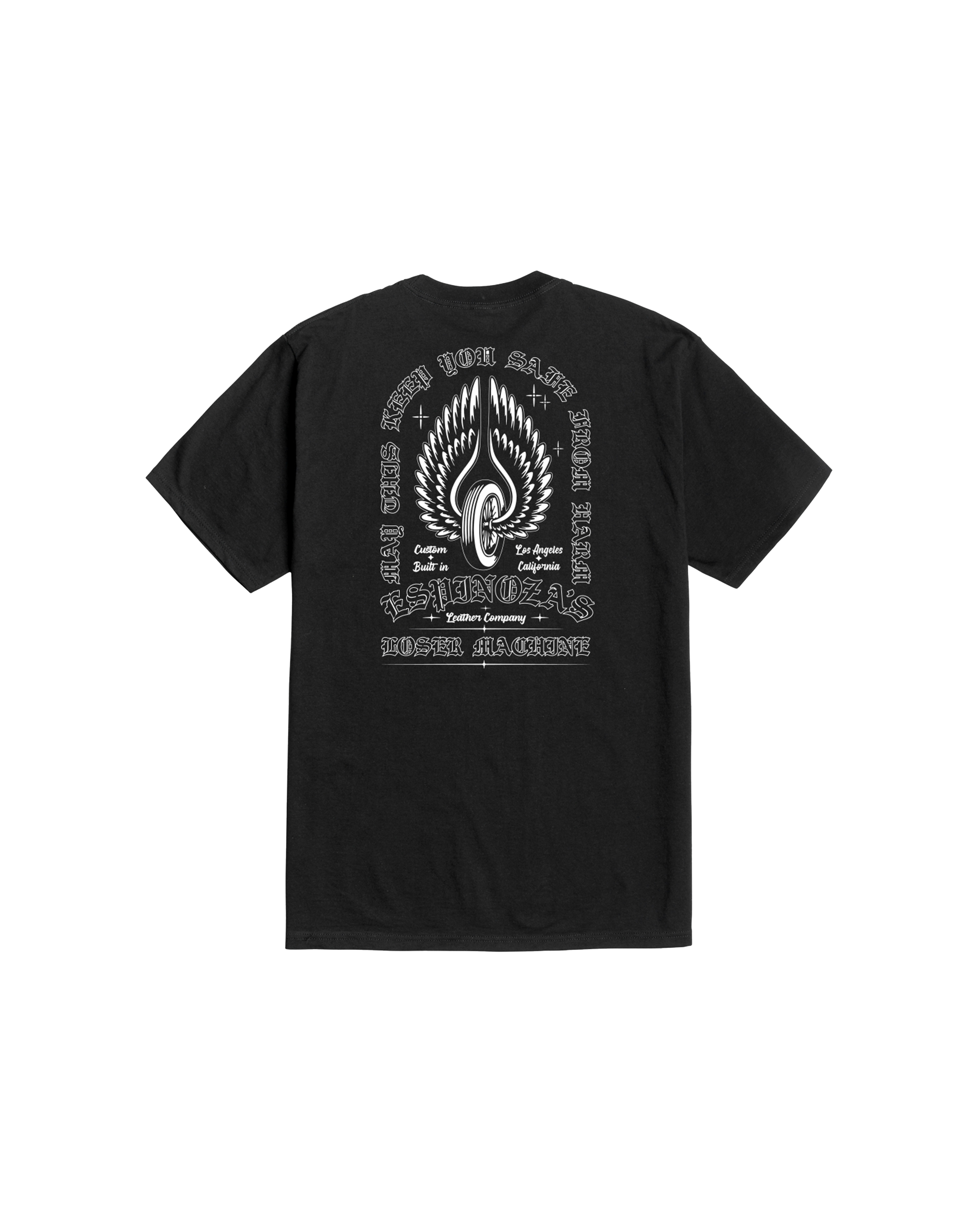 loser machine protected stock t-shirt black