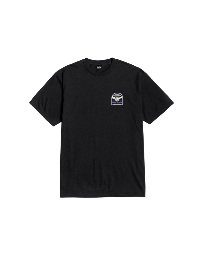loser machine handshake stock t-shirt black