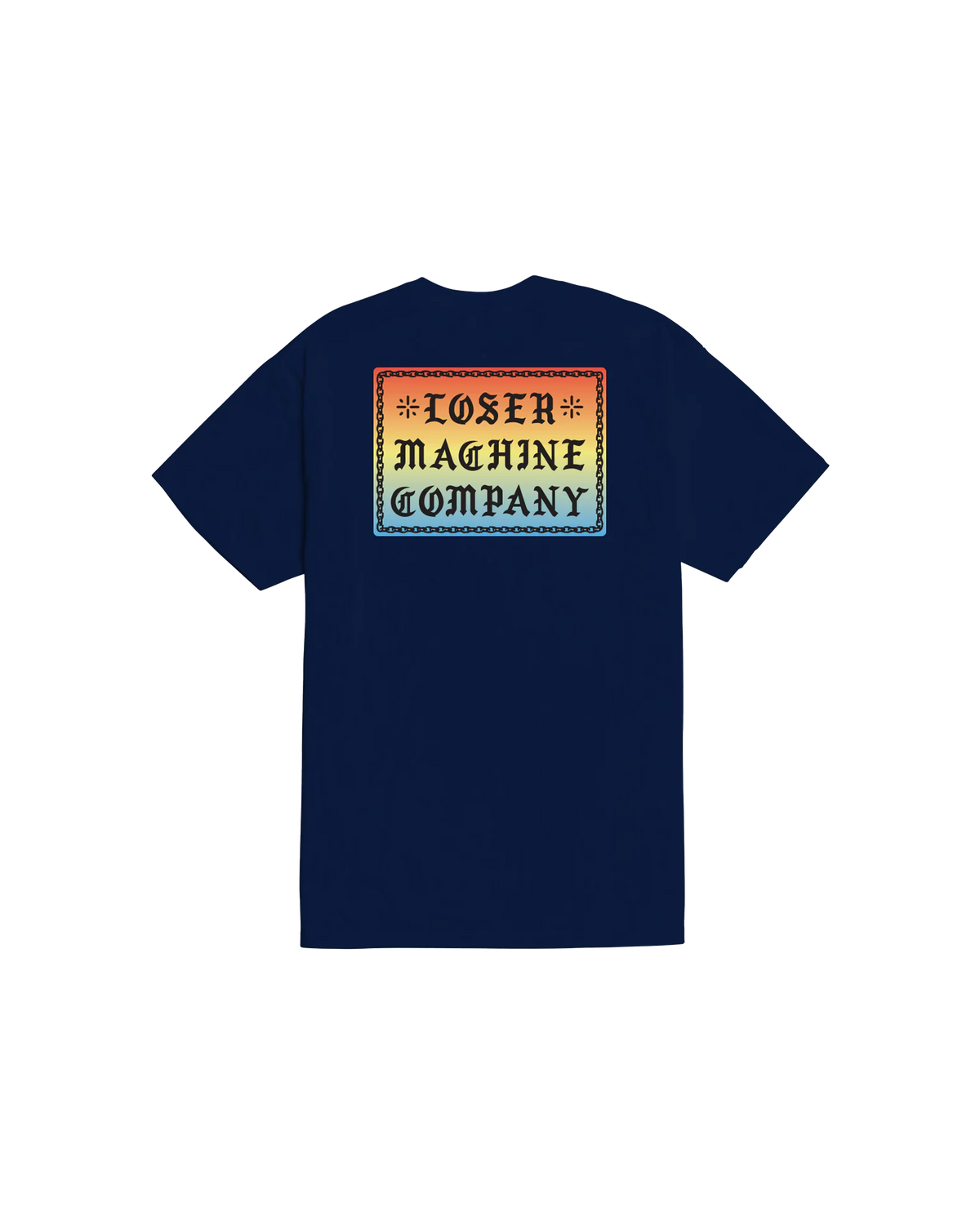 loser machine handbill stock t-shirt navy