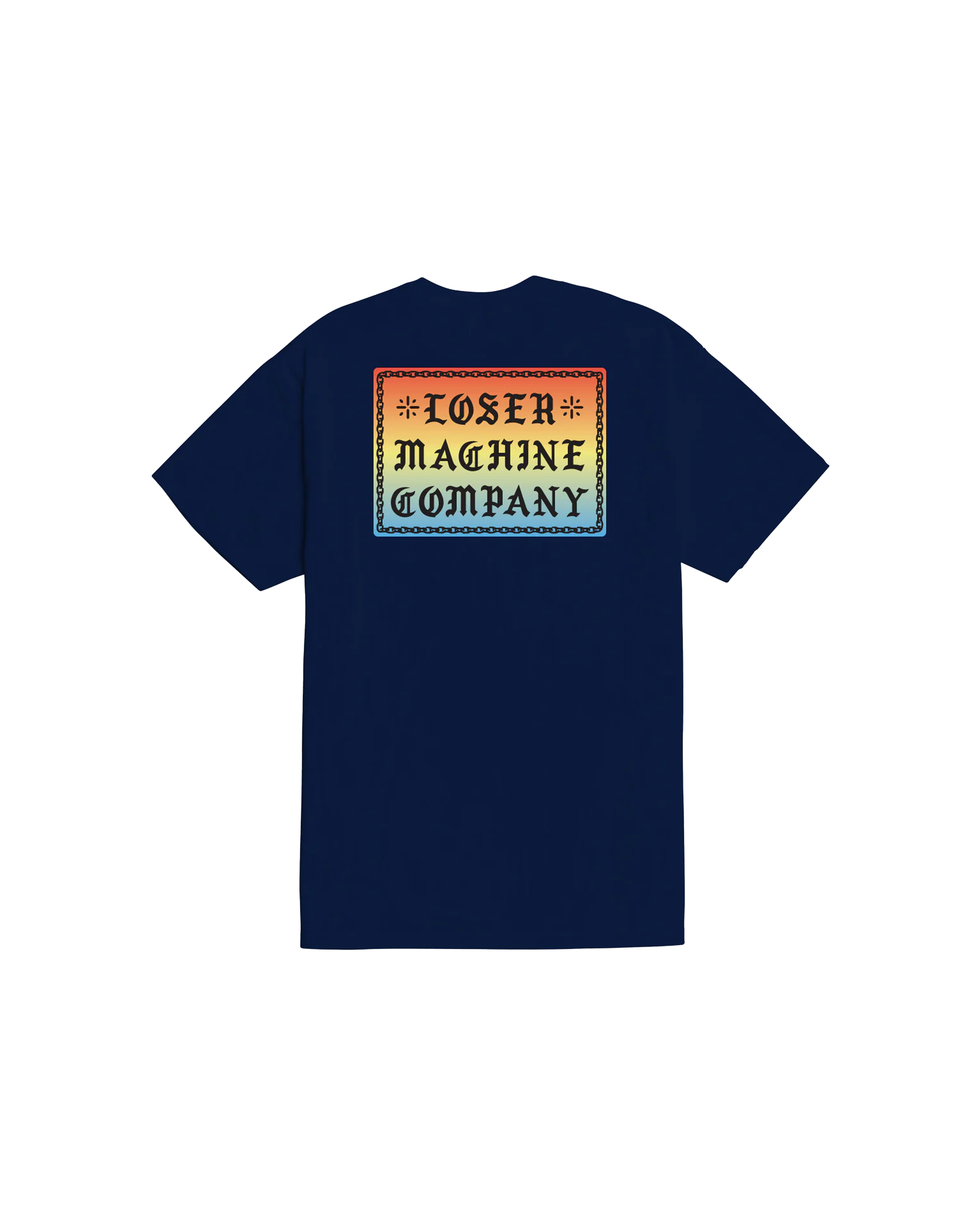 loser machine handbill stock t-shirt navy