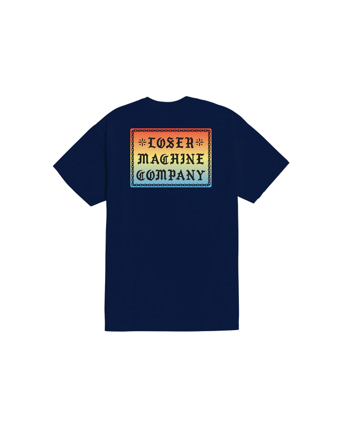 loser machine handbill stock t-shirt navy