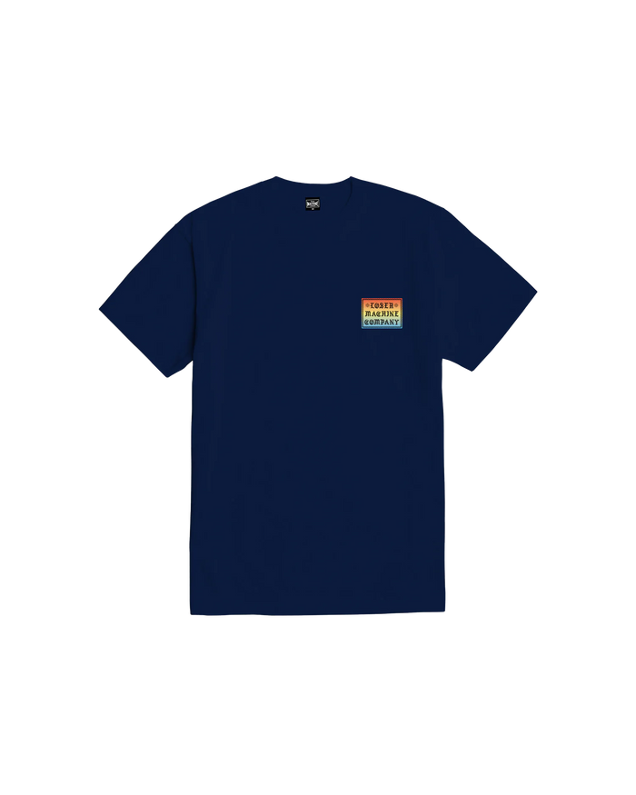 loser machine handbill stock t-shirt navy