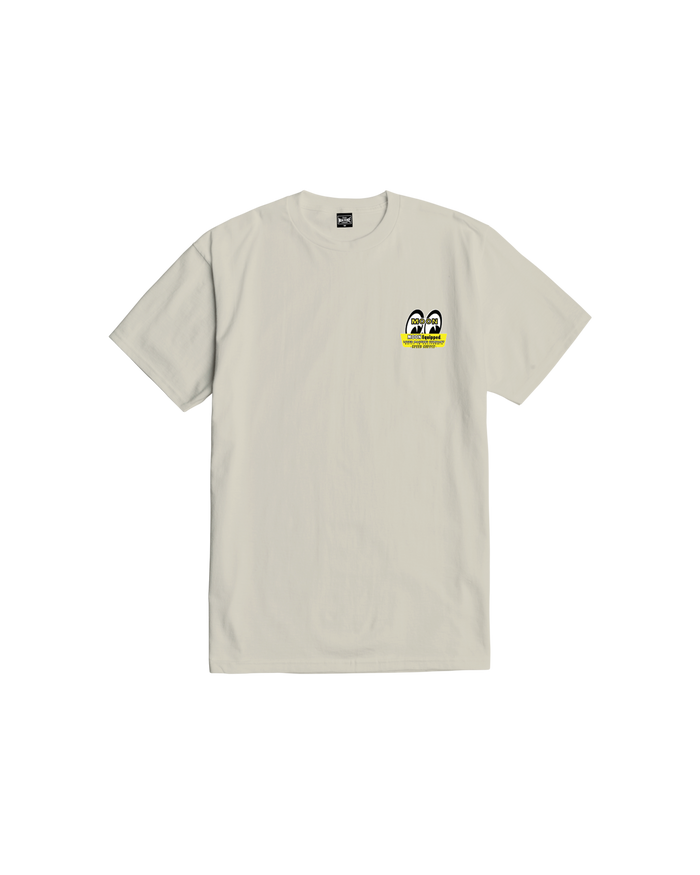 loser machine quarter mile stock t-shirt cream