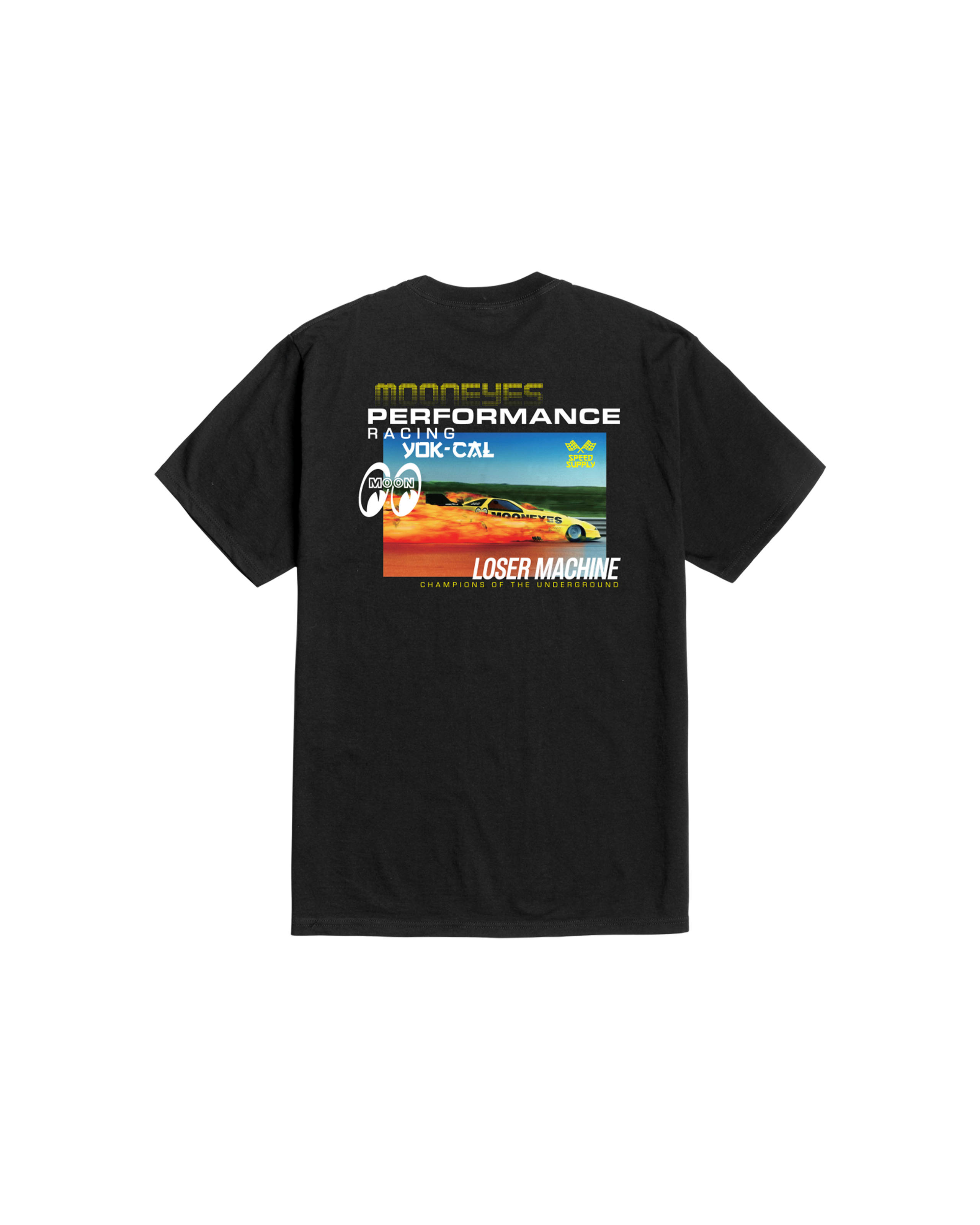 loser machine high performance stock t-shirt black