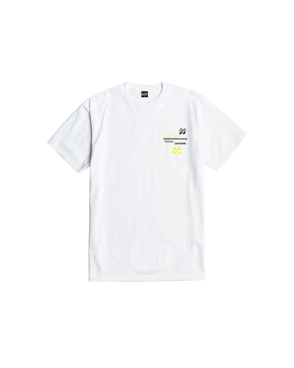 loser machine high performance stock t-shirt white