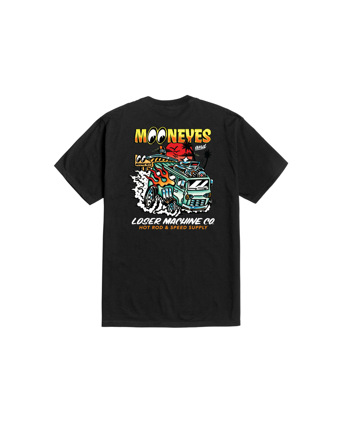 loser machine econo hauling stock t-shirt black