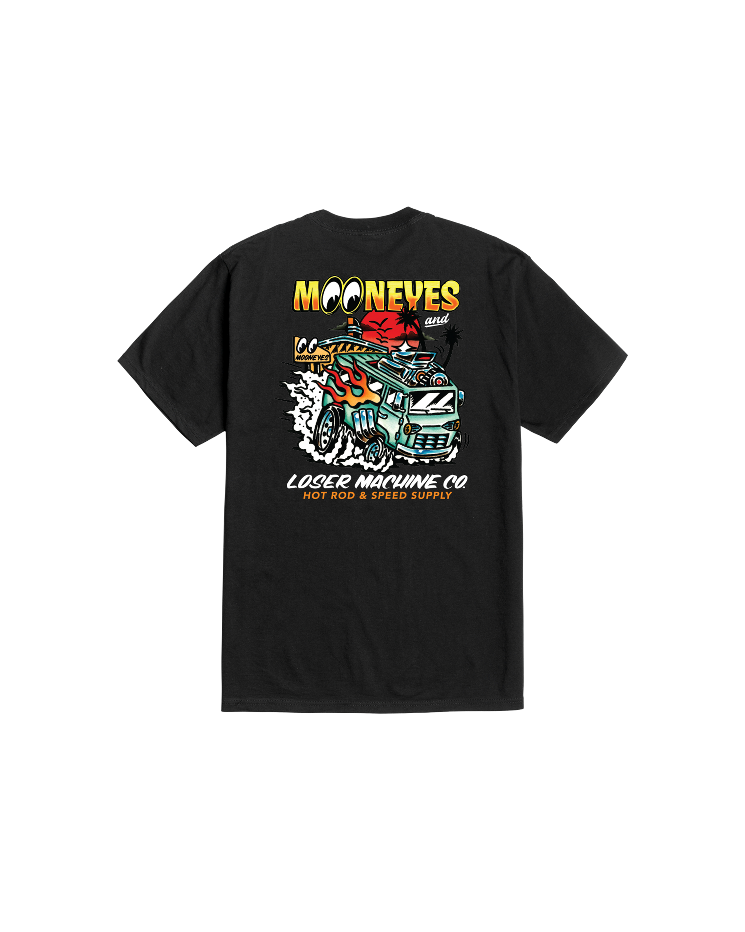 loser machine econo hauling stock t-shirt black
