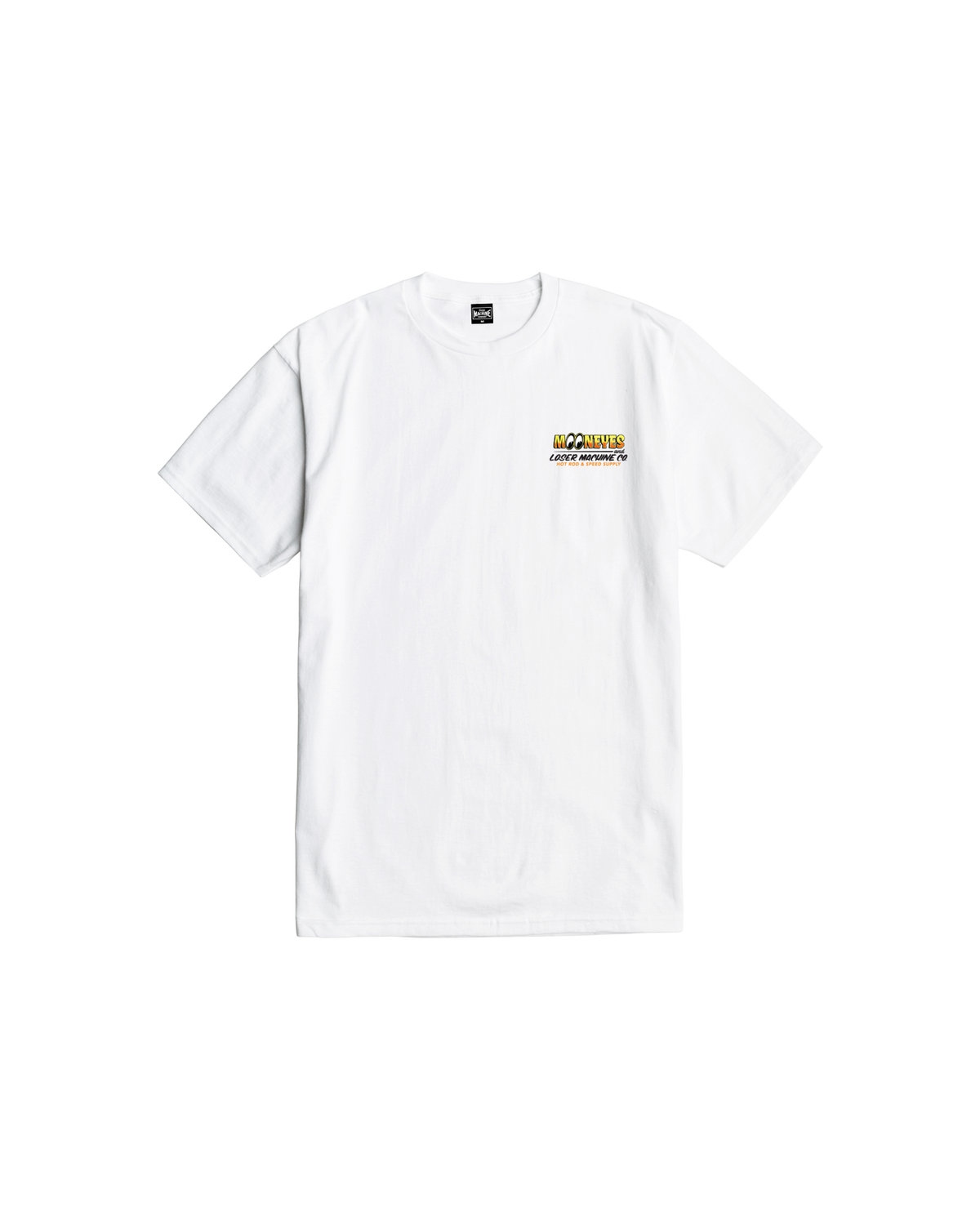 loser machine econo hauling stock t-shirt white