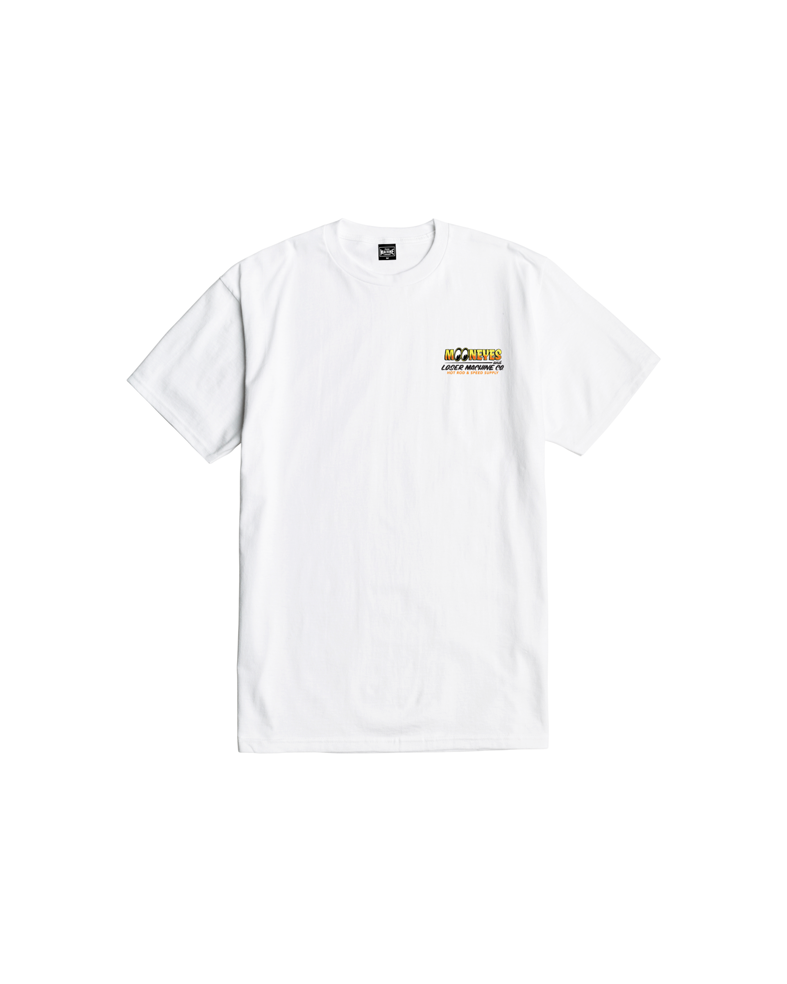 loser machine econo hauling stock t-shirt white
