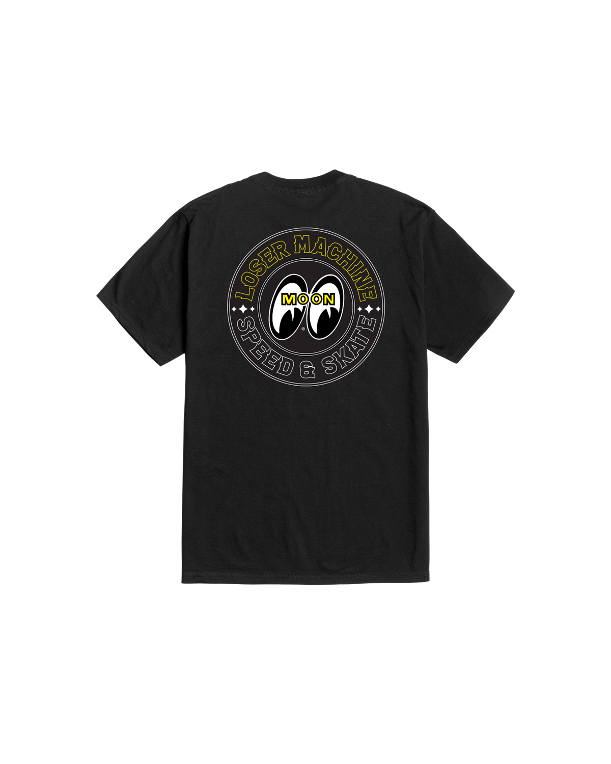 loser machine factory team ii stock t-shirt black