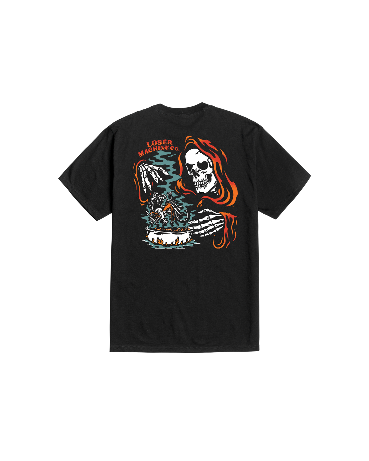 loser machine mystic mix stock t-shirt black