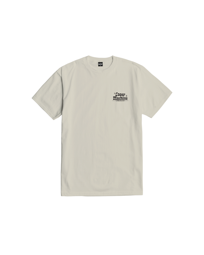 loser machine hood rich stock t-shirt cream
