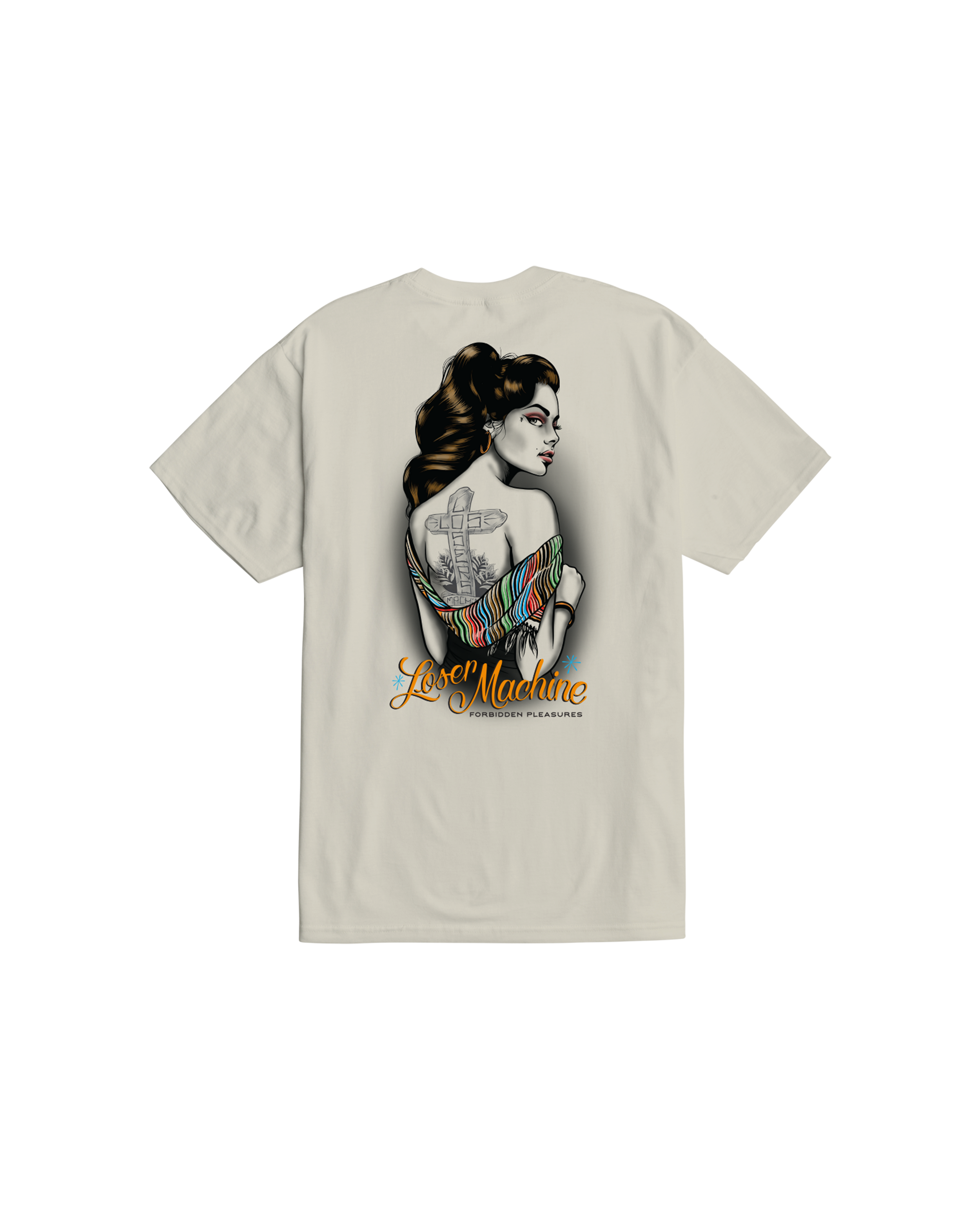 loser machine desire stock t-shirt cream