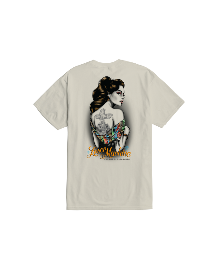 loser machine desire stock t-shirt cream
