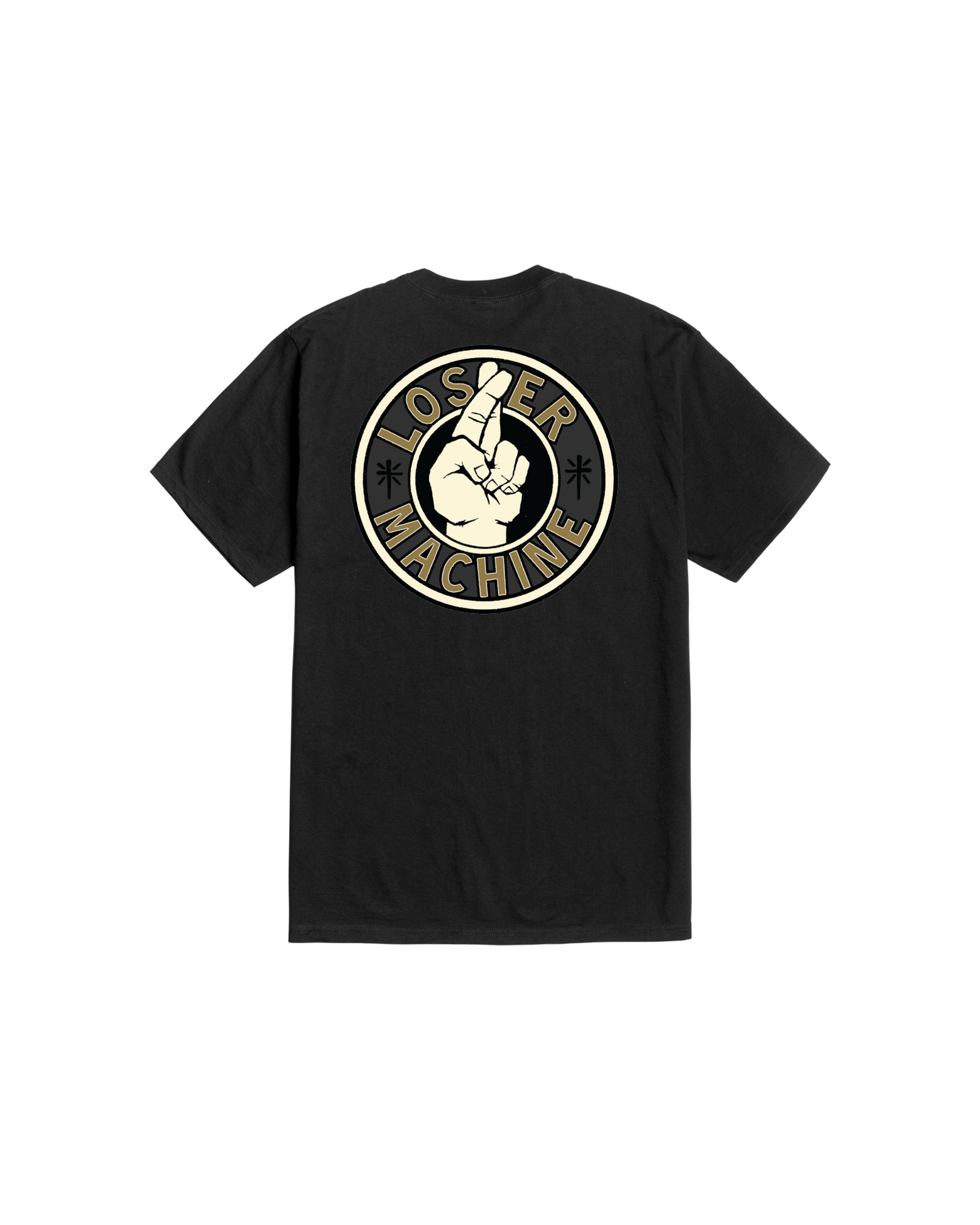 loser machine imprint stock t-shirt black