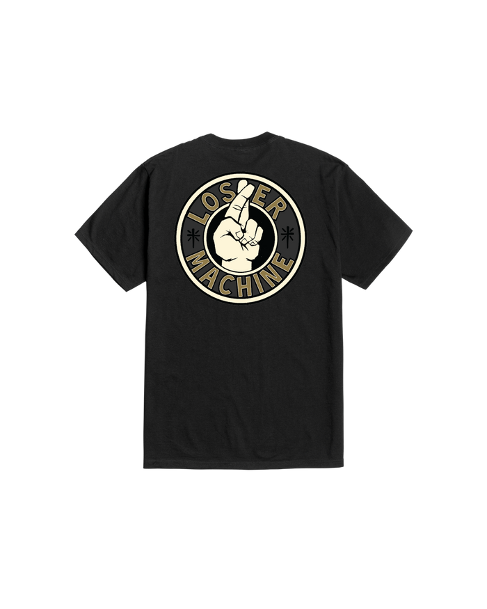 loser machine imprint stock t-shirt black