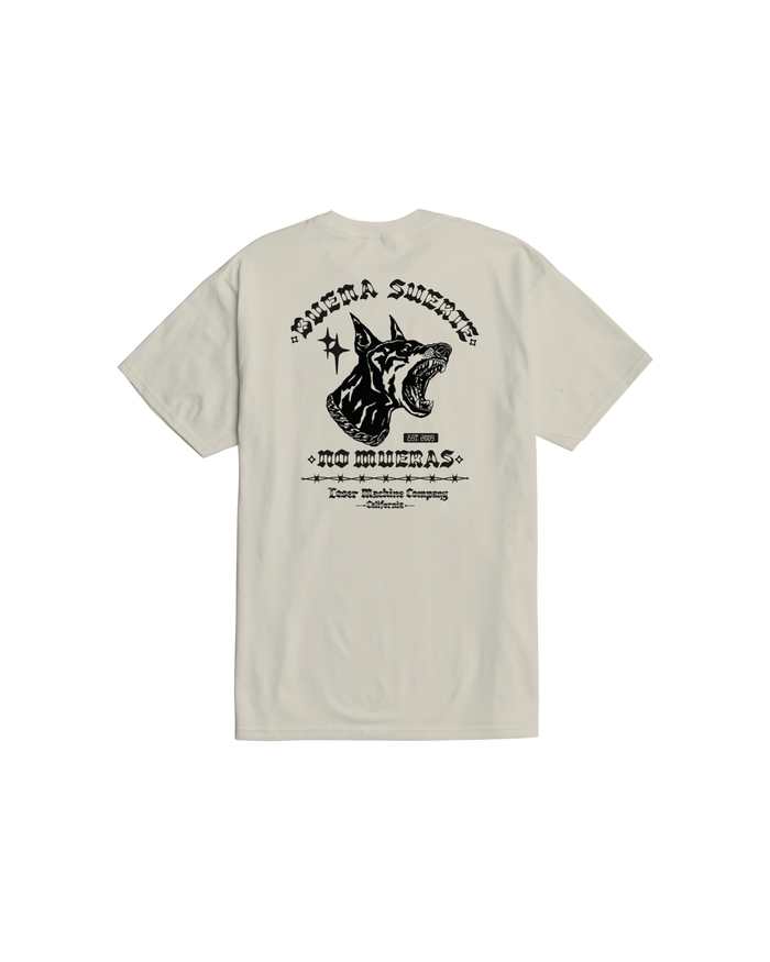 loser machine shattered stock t-shirt cream