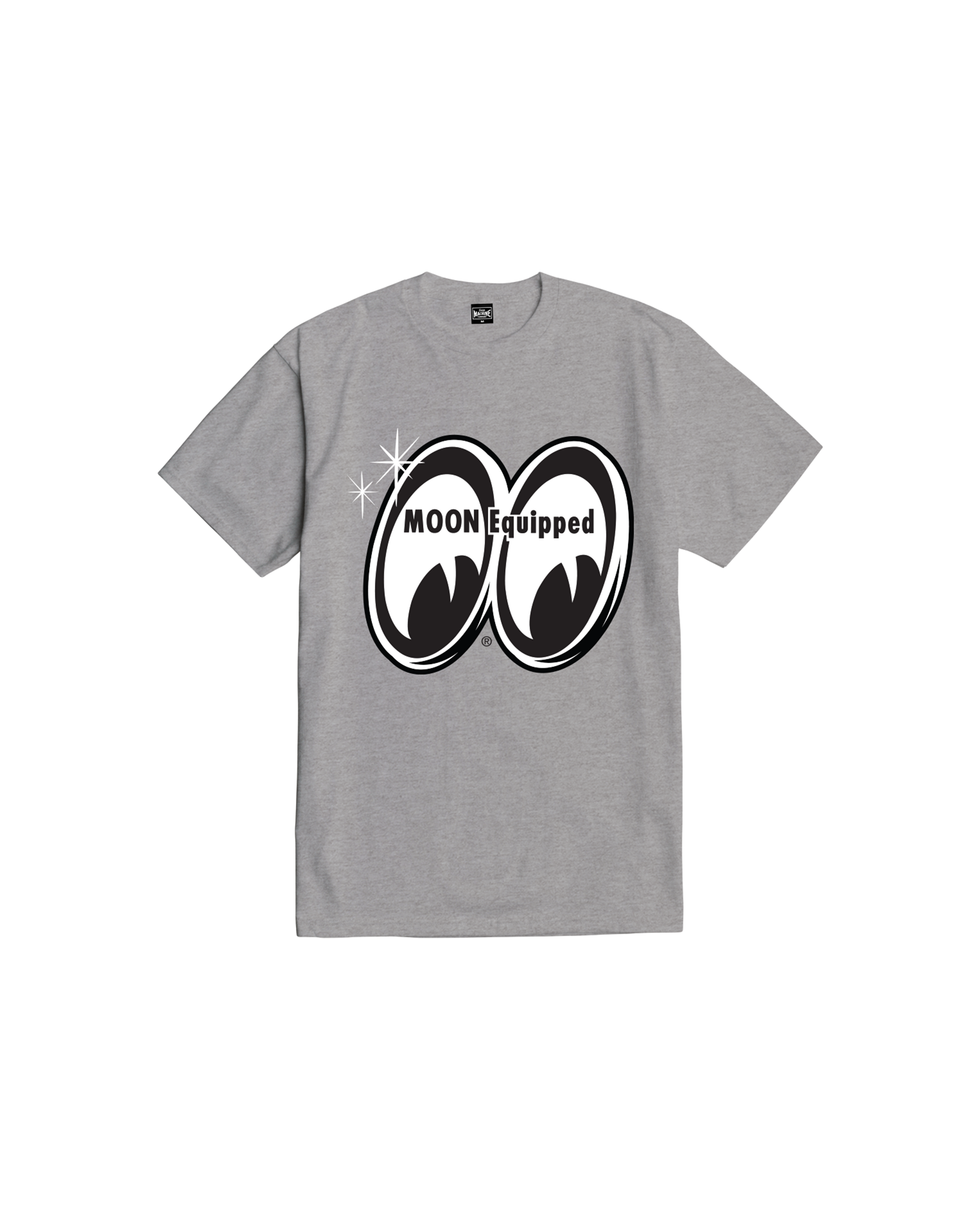 loser machine big time stock t-shirt heather grey