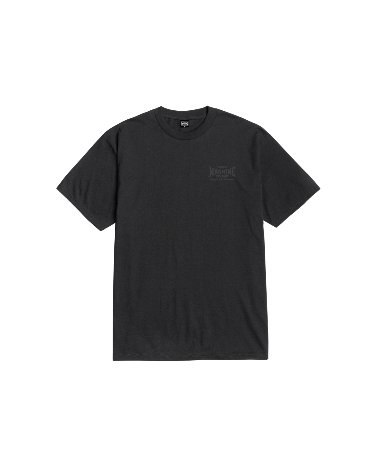 loser machine reputation stock t-shirt black