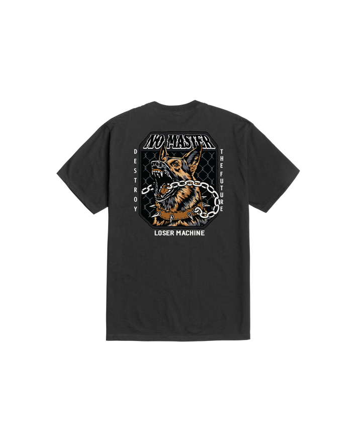 loser machine no master stock t-shirt black