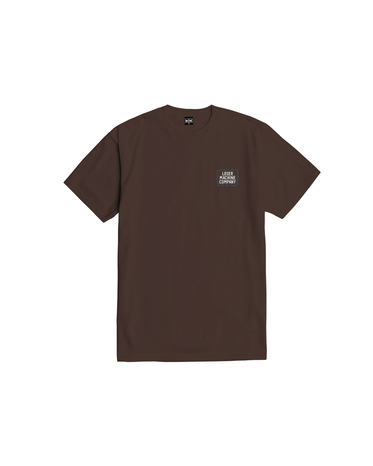loser machine no master stock t-shirt java brown