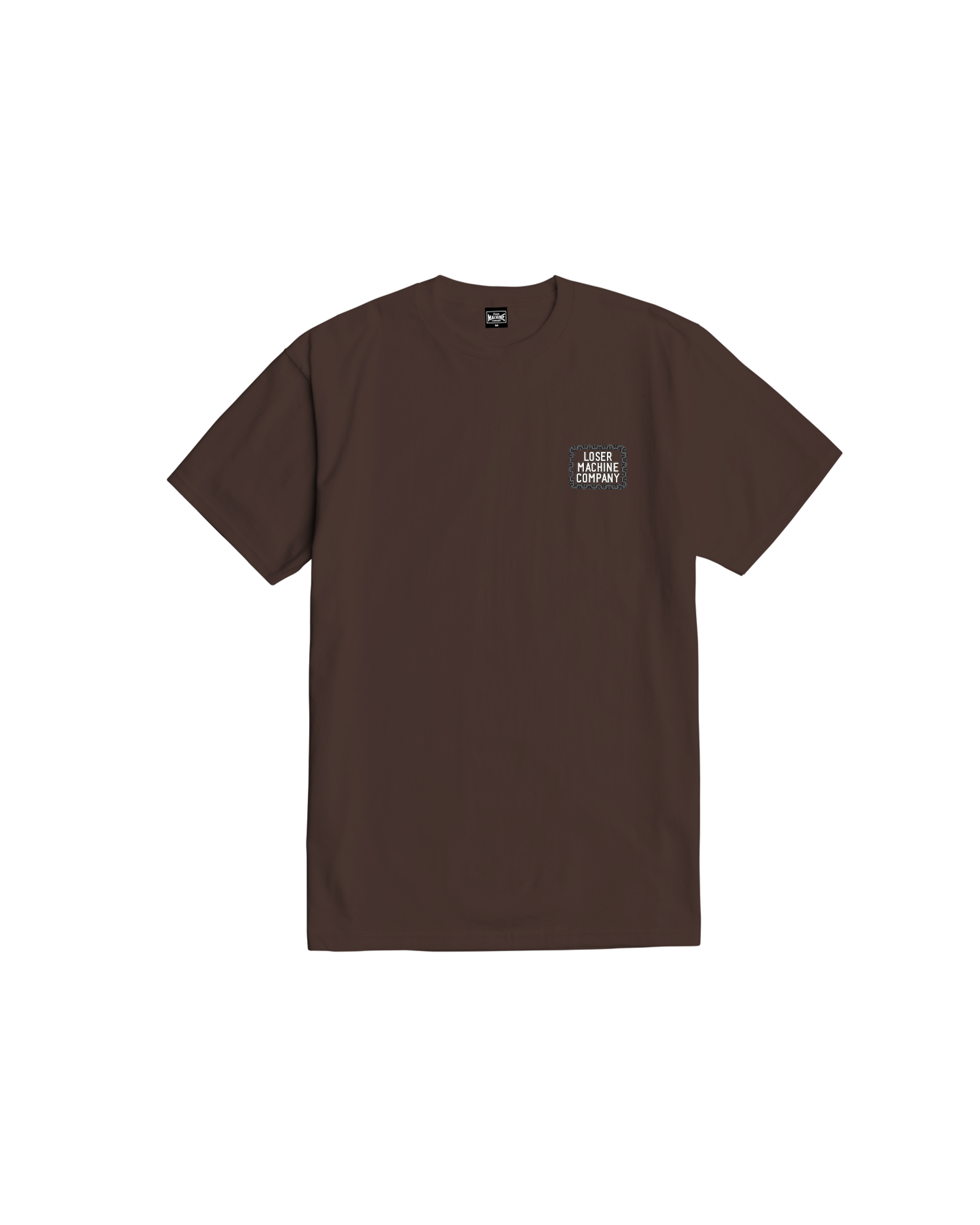 loser machine no master stock t-shirt java brown