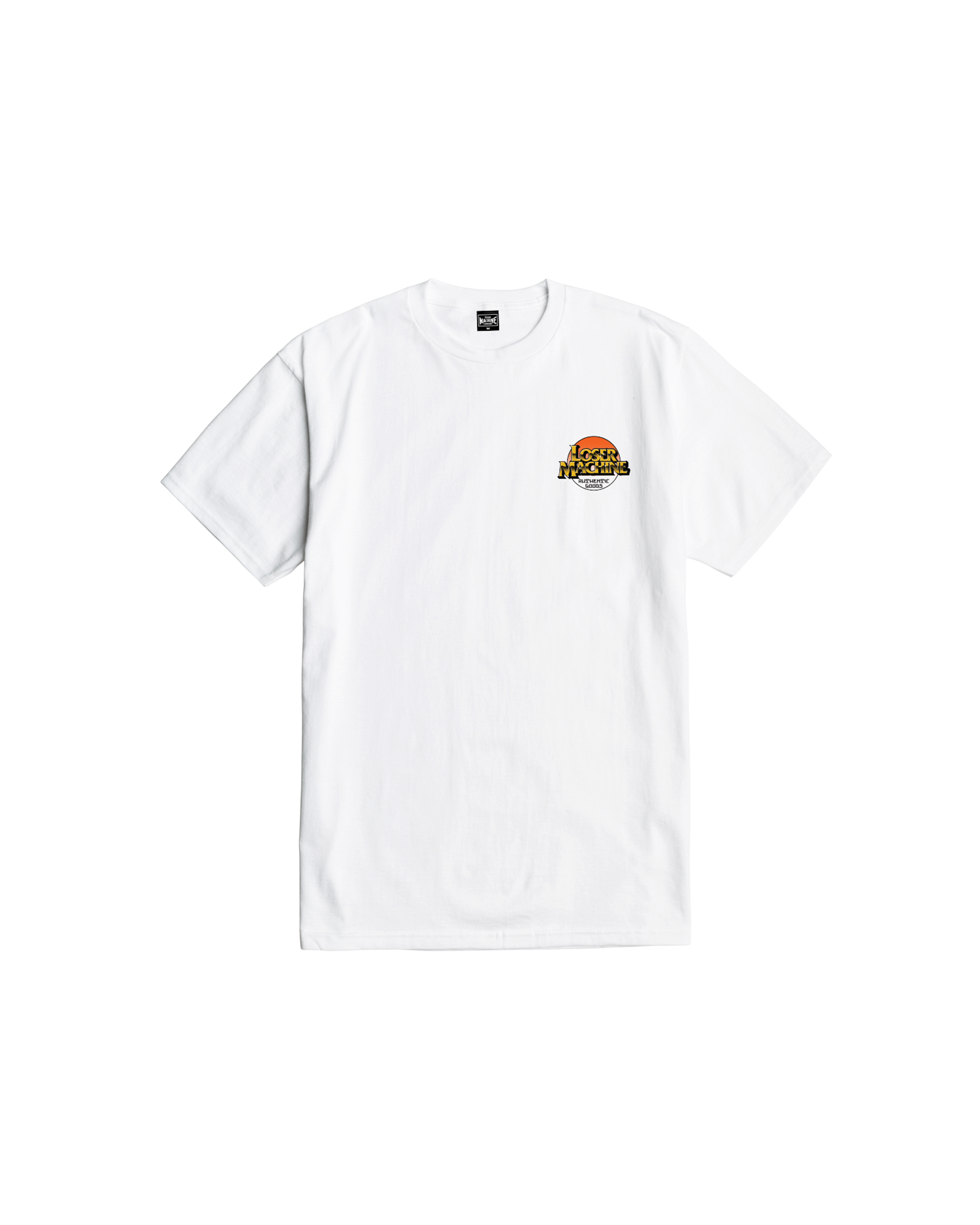 loser machine good times stock t-shirt white