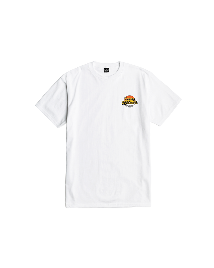 loser machine good times stock t-shirt white