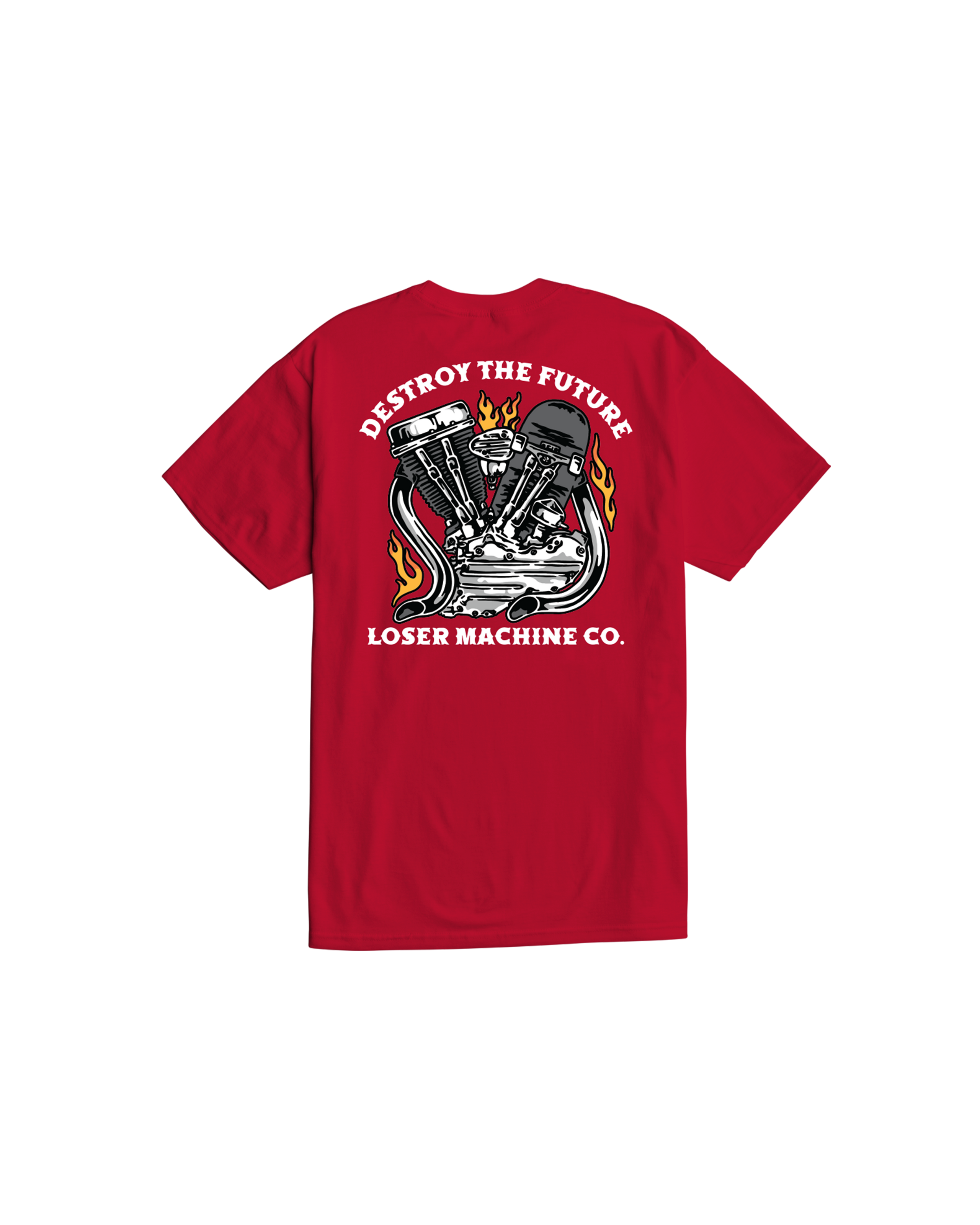 loser machine clubhouse stock t-shirt red