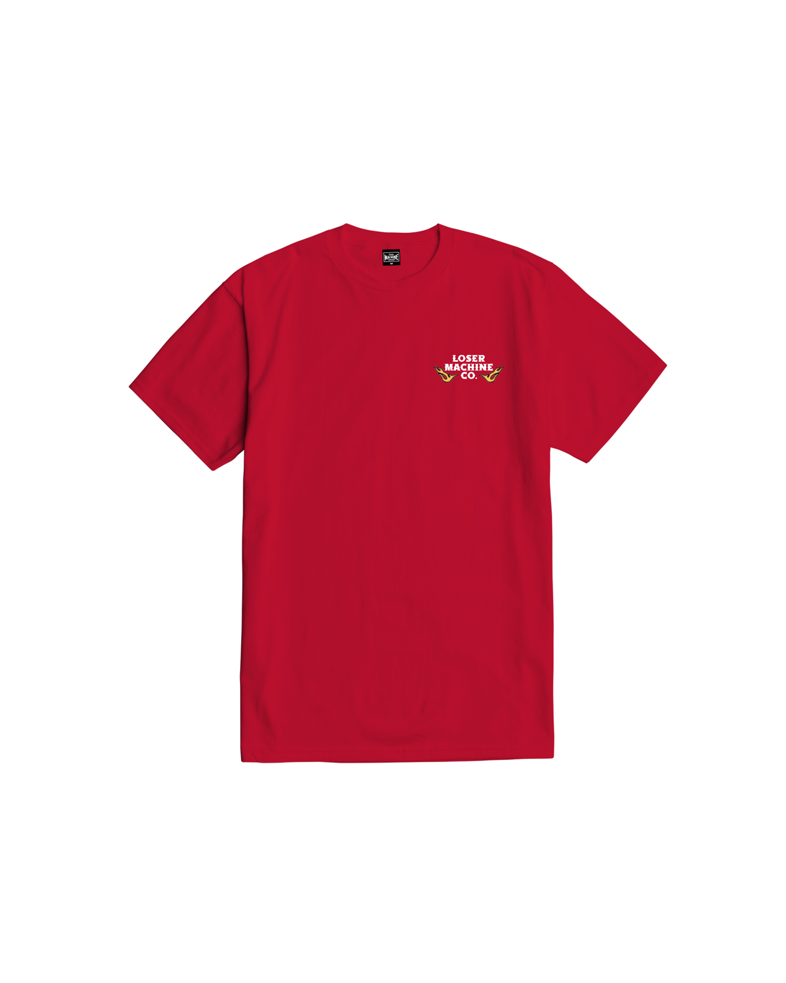 loser machine clubhouse stock t-shirt red
