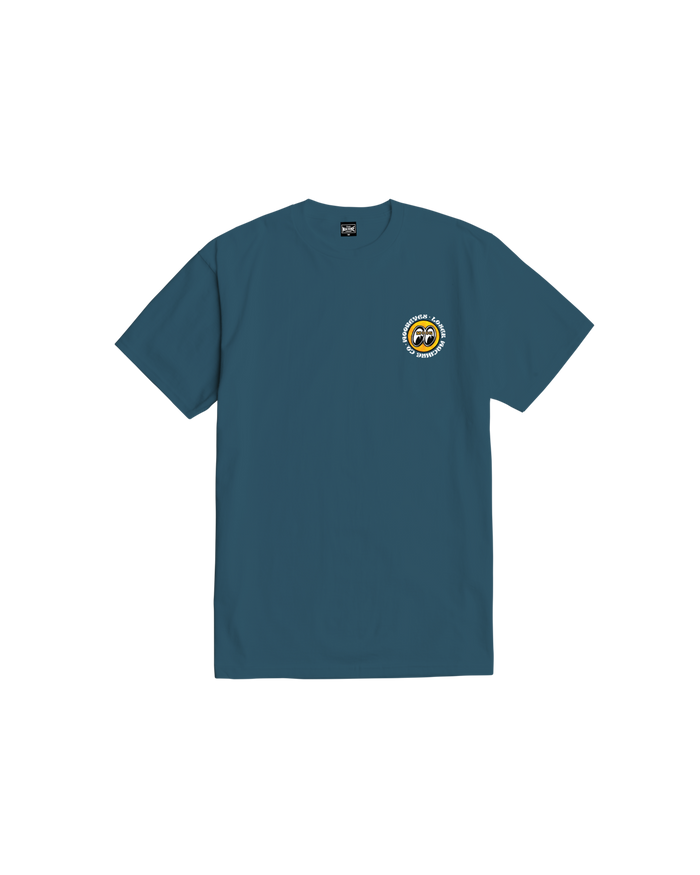loser machine power slide stock t-shirt harbor blue