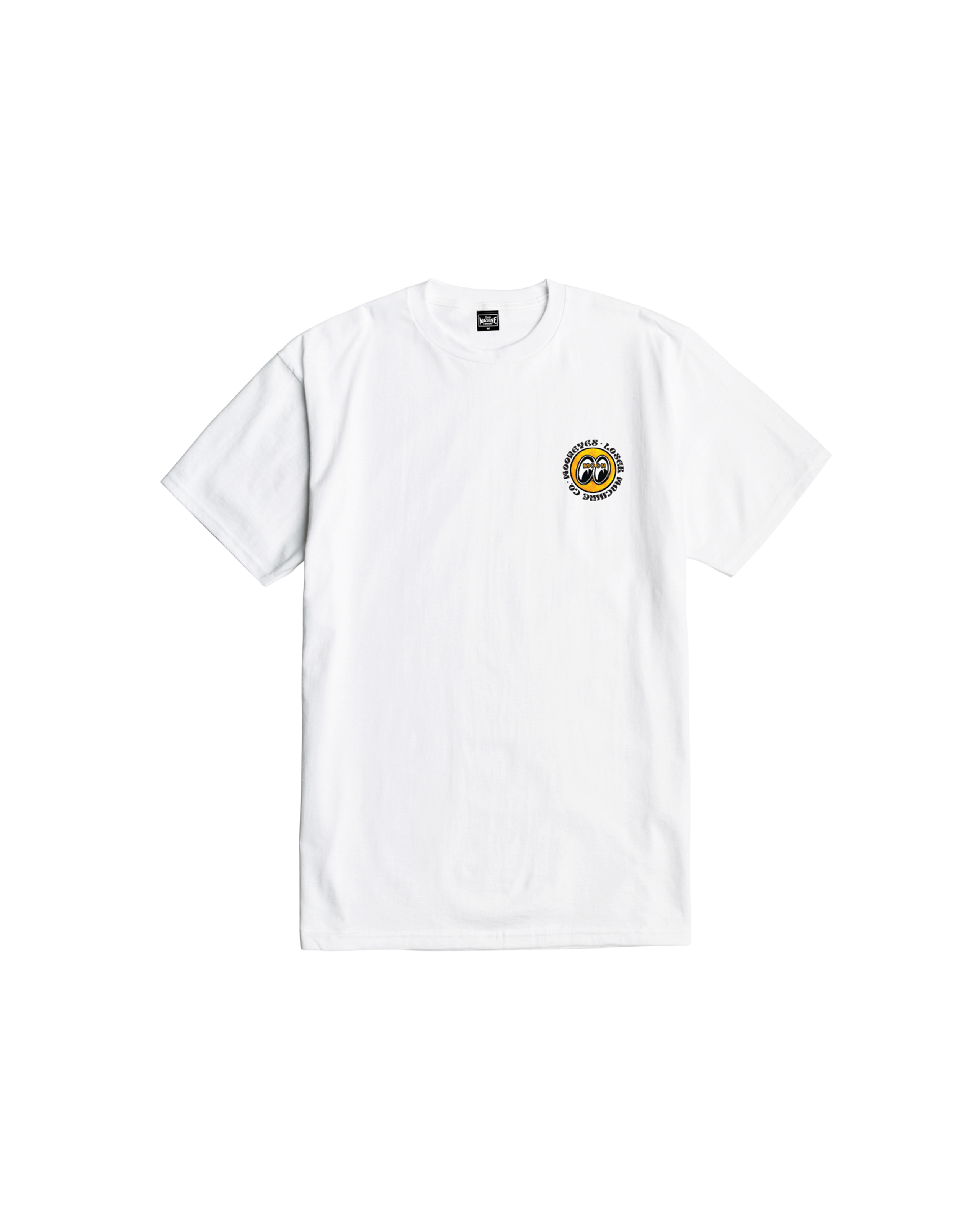loser machine power slide stock t-shirt white