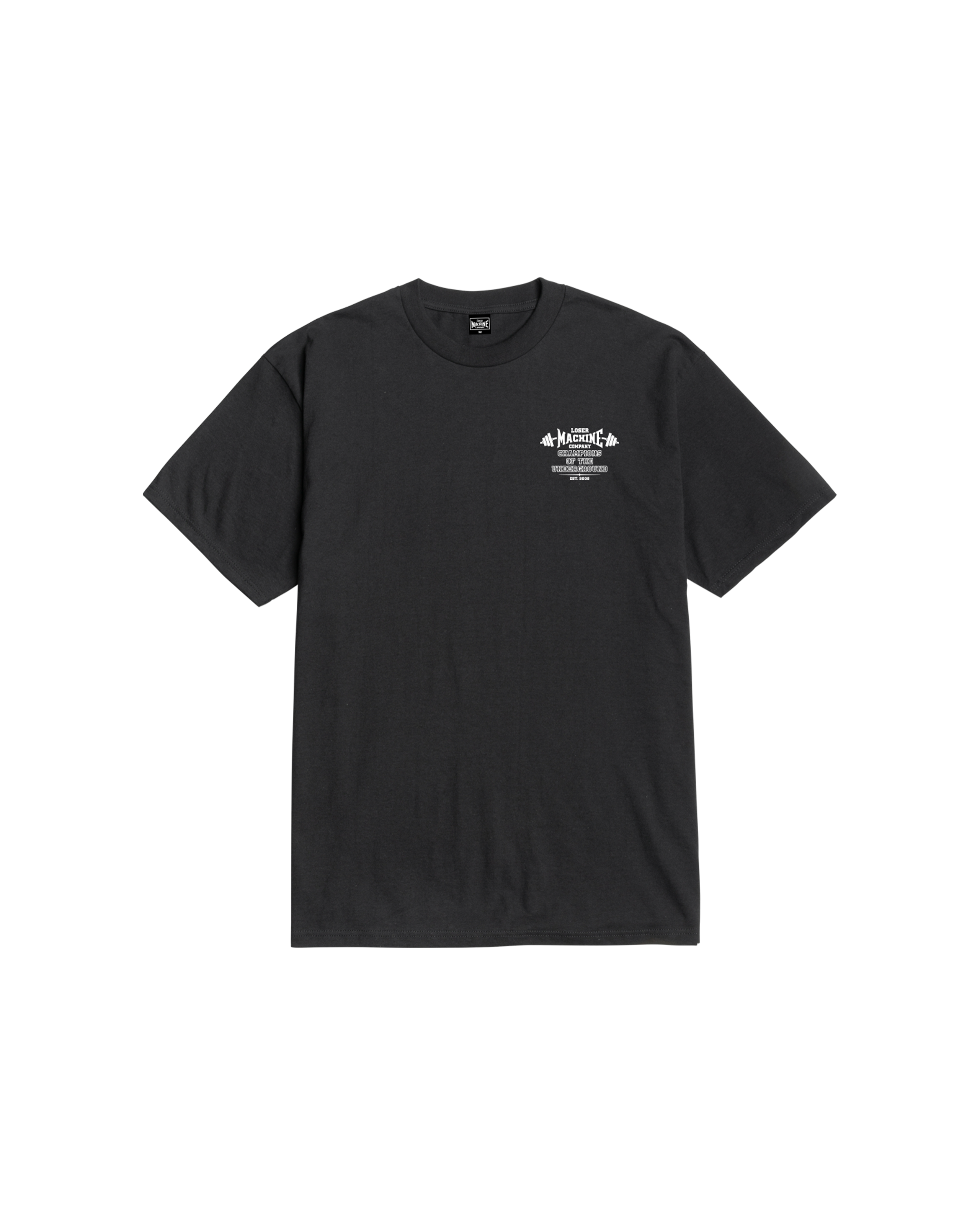 loser machine powerhouse stock t-shirt black
