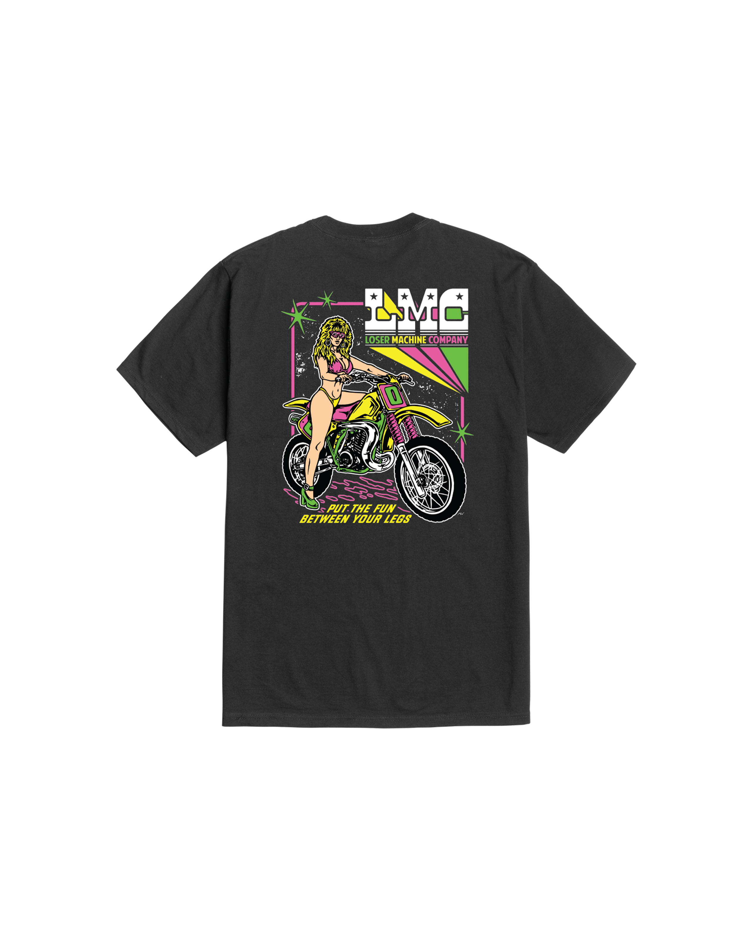 loser machine brapp babe stock t-shirt black