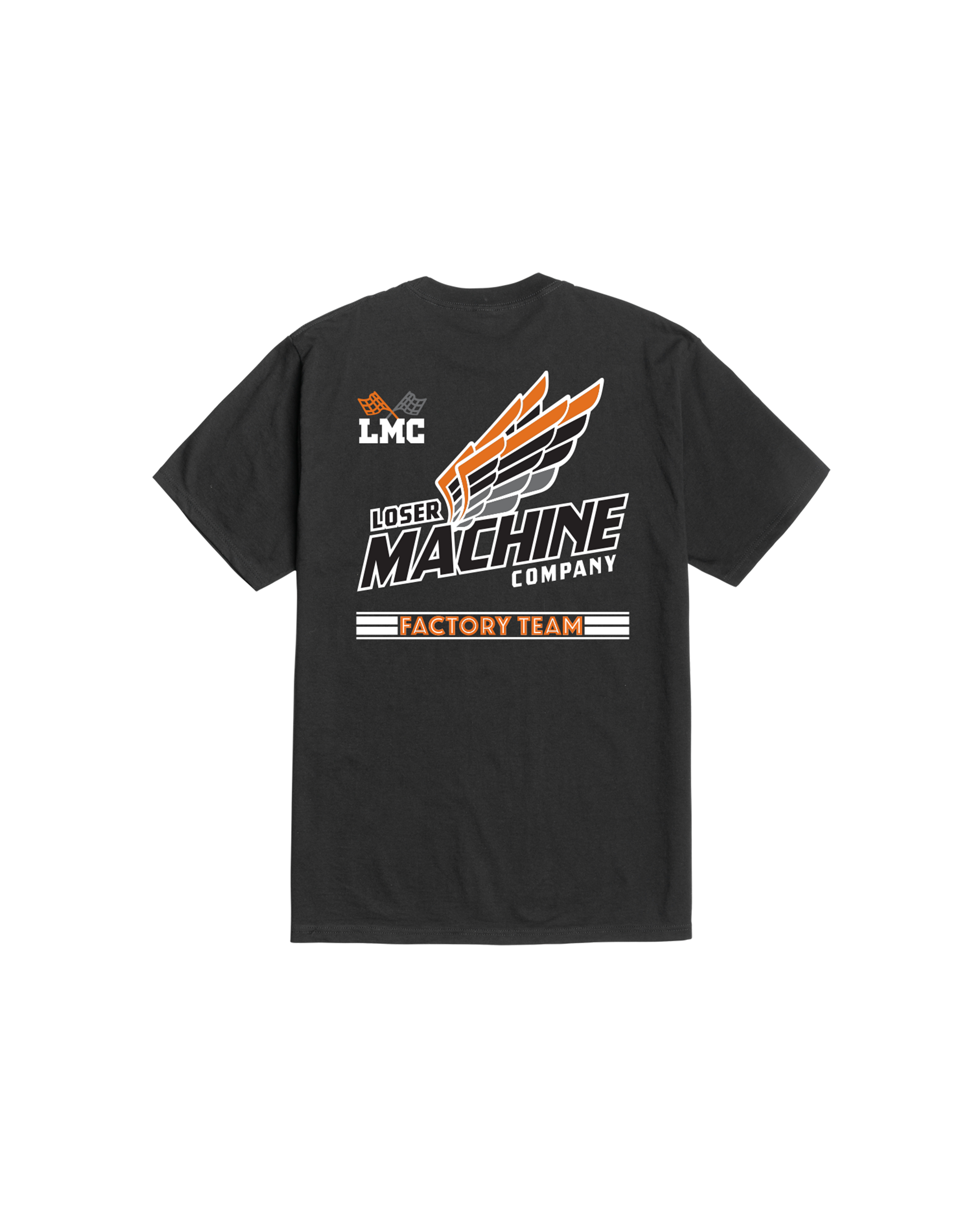 loser machine four stroke stock t-shirt black
