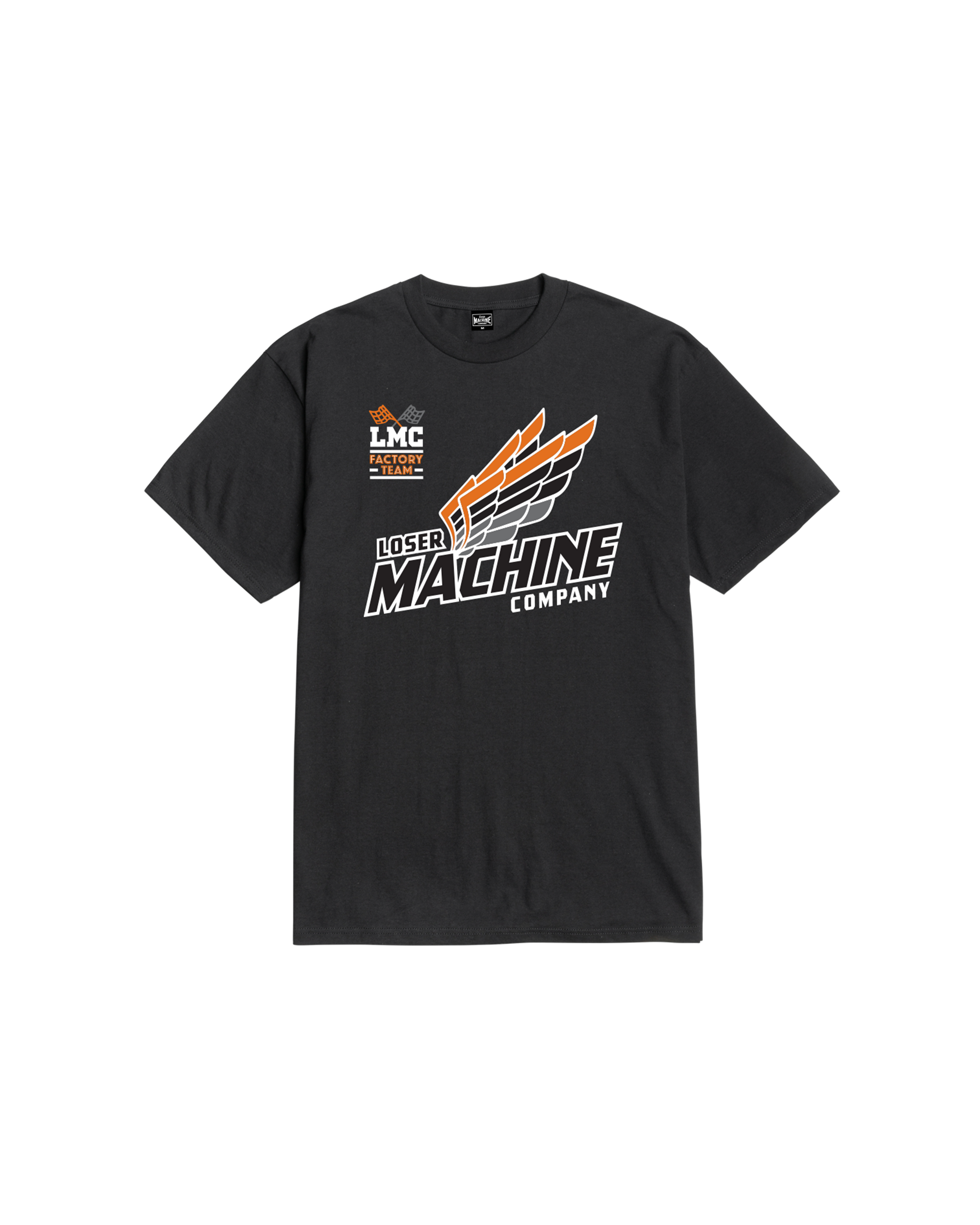loser machine four stroke stock t-shirt black