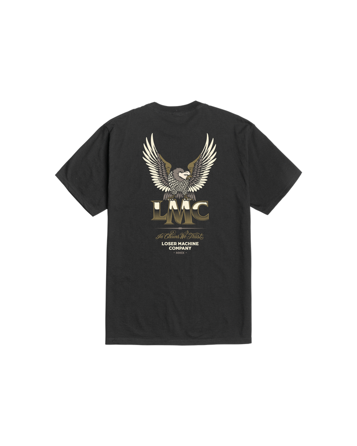 loser machine grandeur stock t-shirt black
