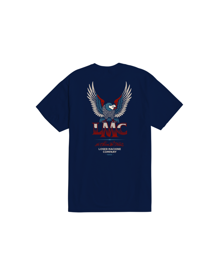 loser machine grandeur stock t-shirt navy