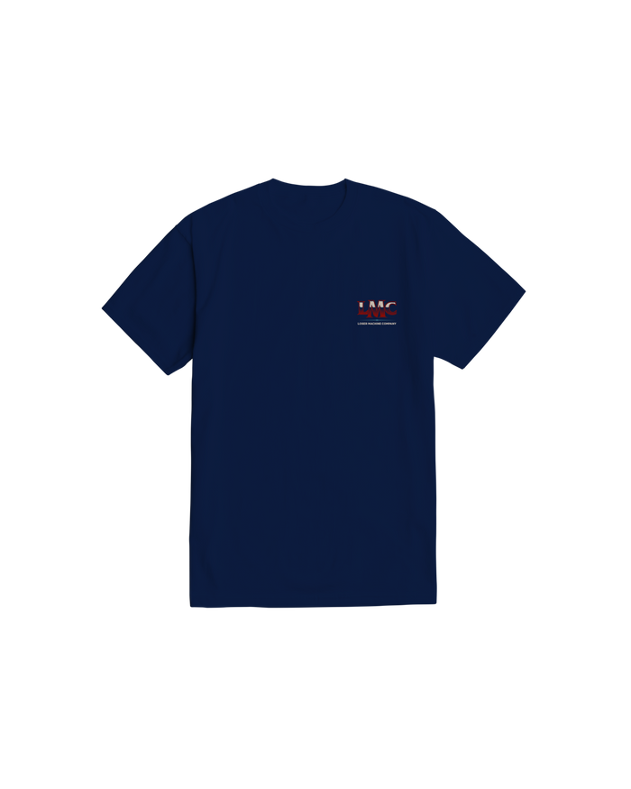 loser machine grandeur stock t-shirt navy