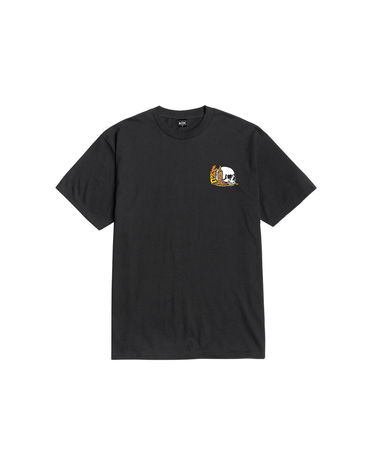 loser machine on fire stock t-shirt black