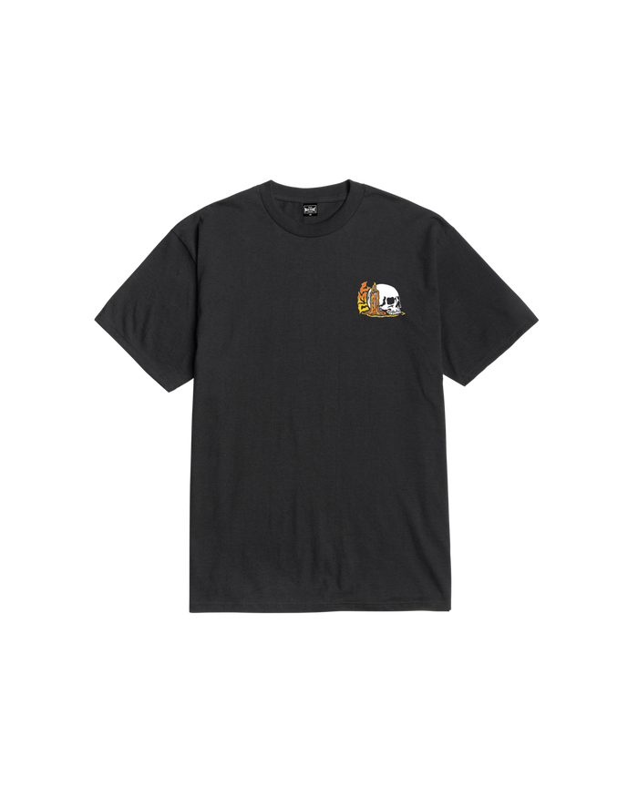 loser machine on fire stock t-shirt black