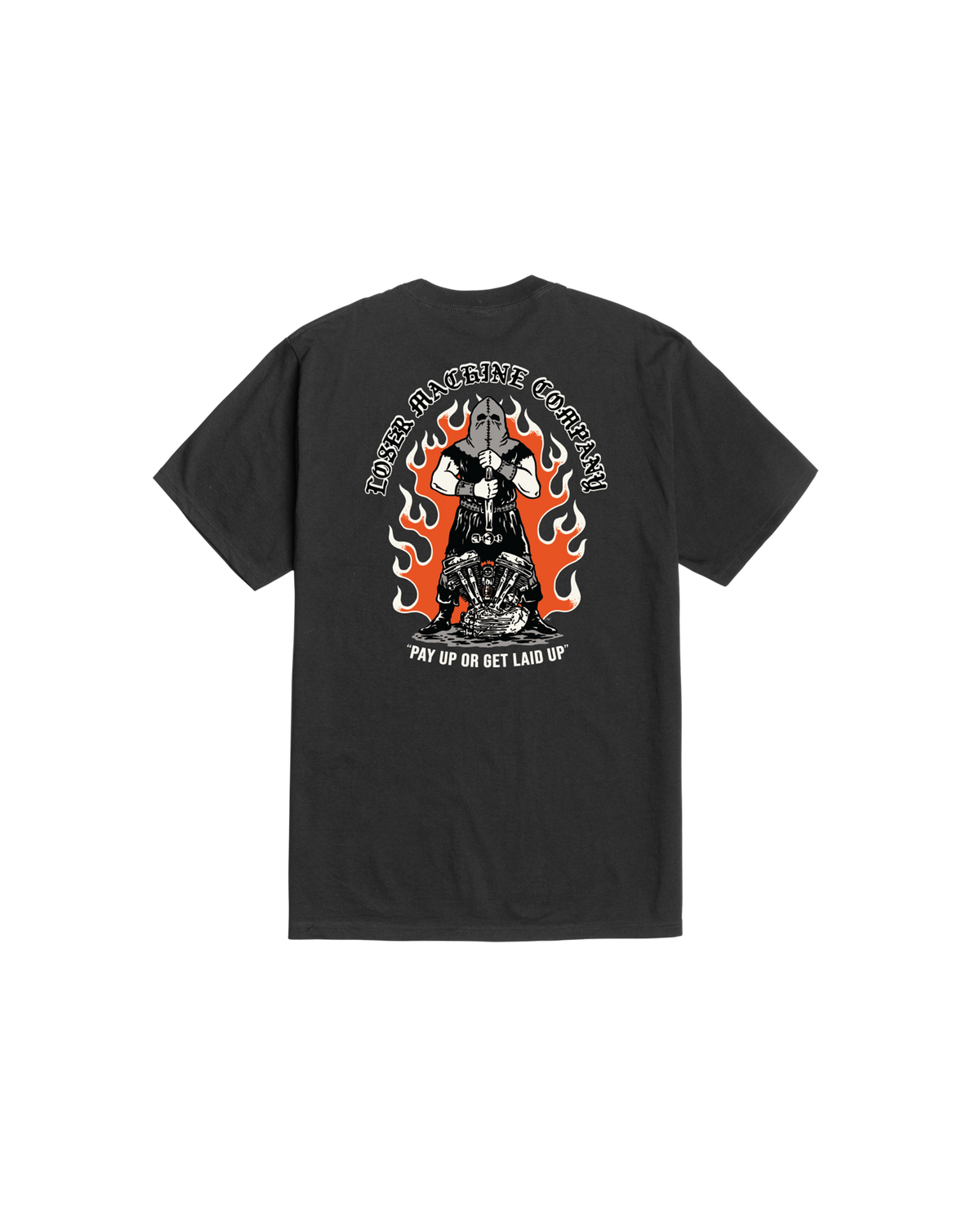loser machine executioner stock t-shirt black